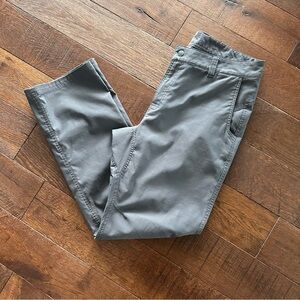 Stio Coburn Pants Mens 36R Khaki Nylon Spandex Stretch Hiking Outdoor Dress 2340